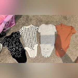 0-3 month cloud island onesies